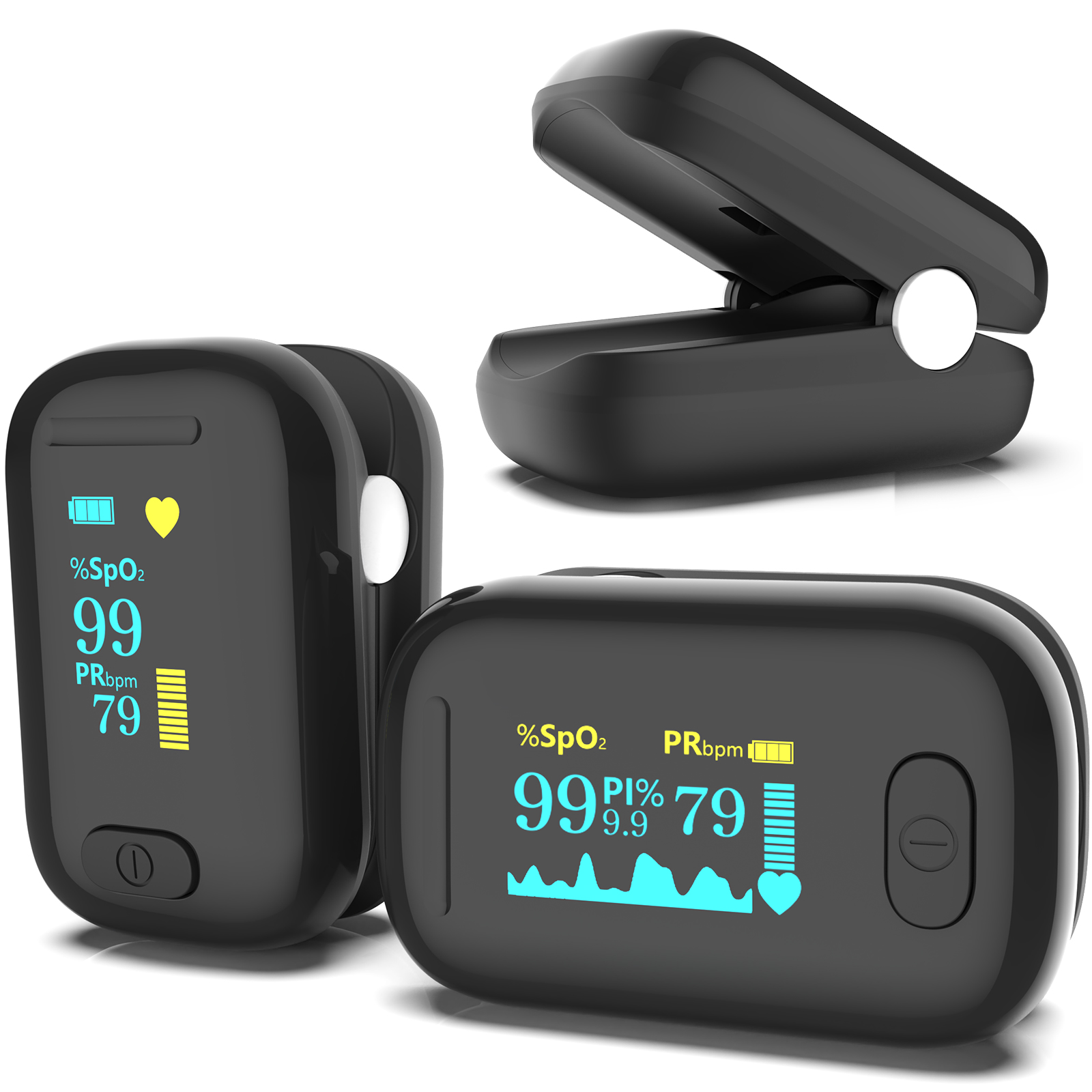 Oxygen Saturation Monitor Fingertip - جهاز قياس نبض الأكسجين في الدم