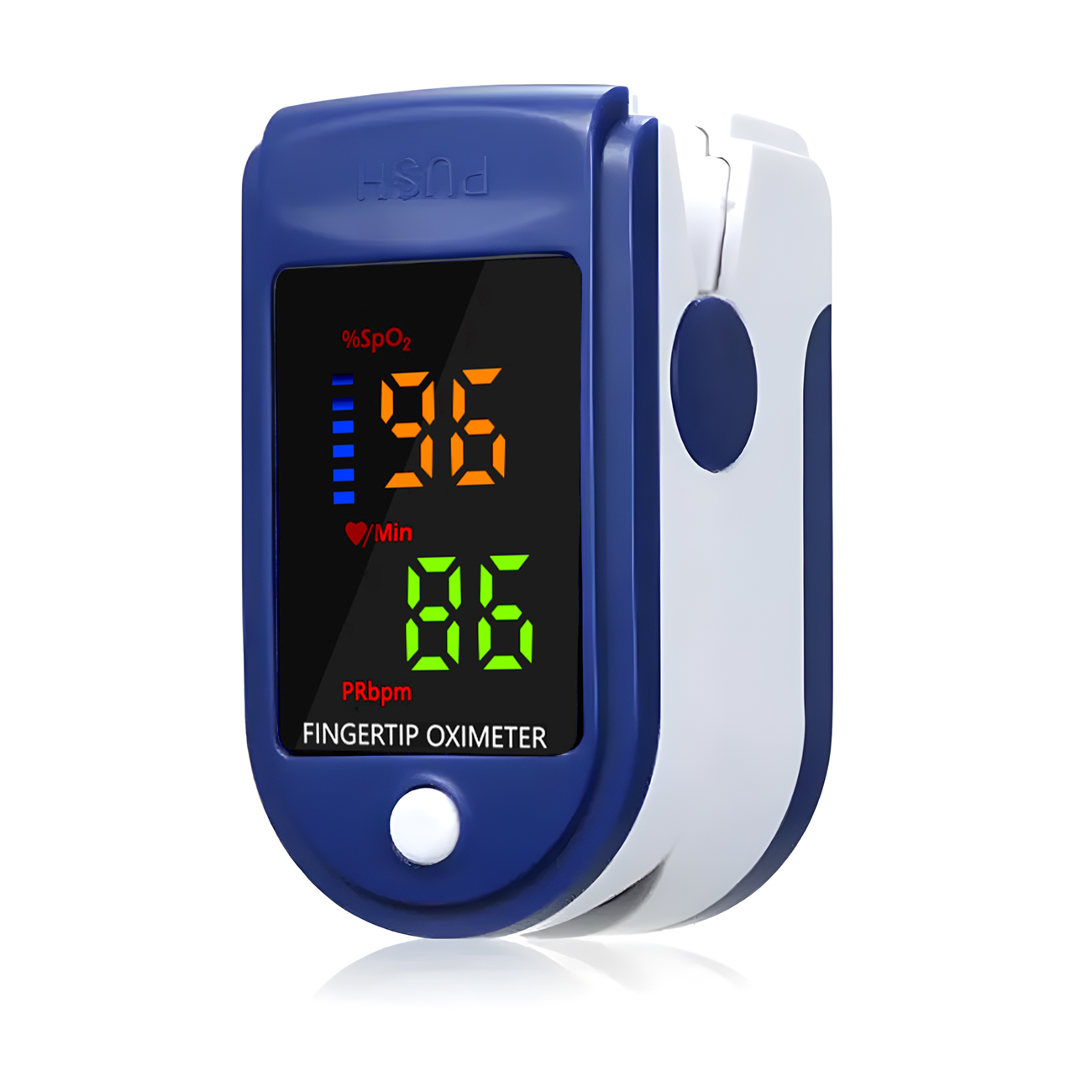 Oxygen Saturation Monitor Fingertip - جهاز قياس الأكسجين المحمول بأربعة ألوان،