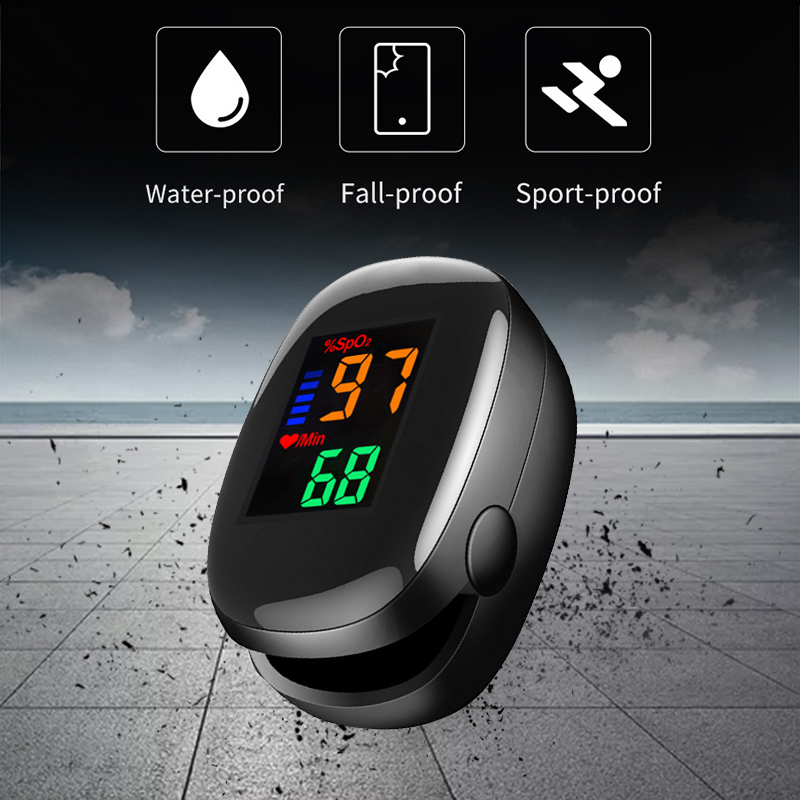 Oxygen Saturation Monitor Fingertip - جهاز قياس نبض الأصبع المحمول بأربعة