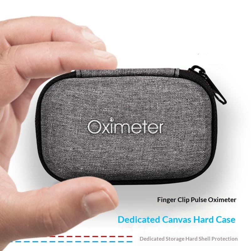 Oxygen Saturation Monitor Fingertip - ★ صندوق تخزين EVA مقوى لجهاز