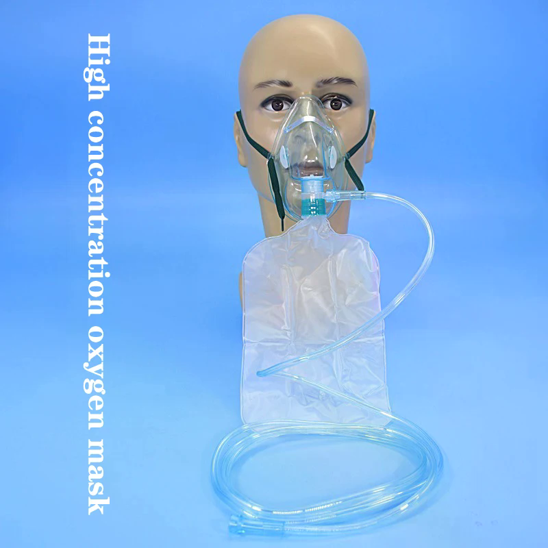 قناع أكسجين عالي التركيز للوجه - مراجعة Oxygen Mask Reservoir Bag Adult وسعره