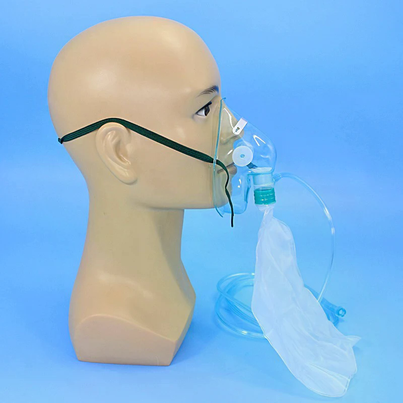 قناع أكسجين عالي التركيز للوجه - مراجعة Oxygen Mask Reservoir Bag Adult وسعره