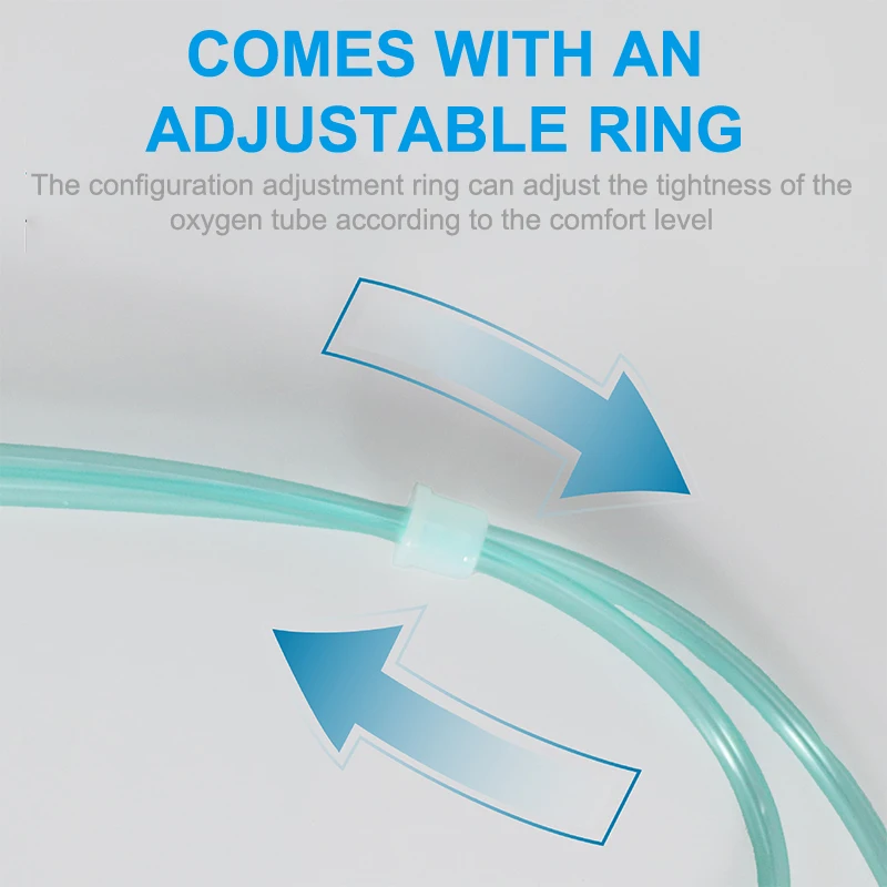 5 قطعة 1.5 متر/2 متر قنية الأك - مراجعة Oxygen Cannula Nasal Tubing 2M وسعره