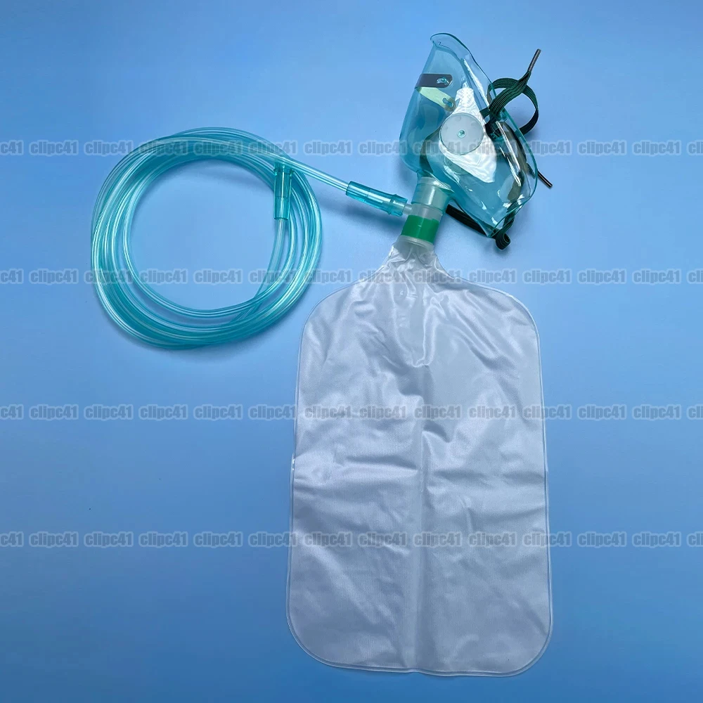 10 قطع، أقنعة أكسجين عالية الت - مراجعة Oxygen Mask Reservoir Bag Adult وسعره