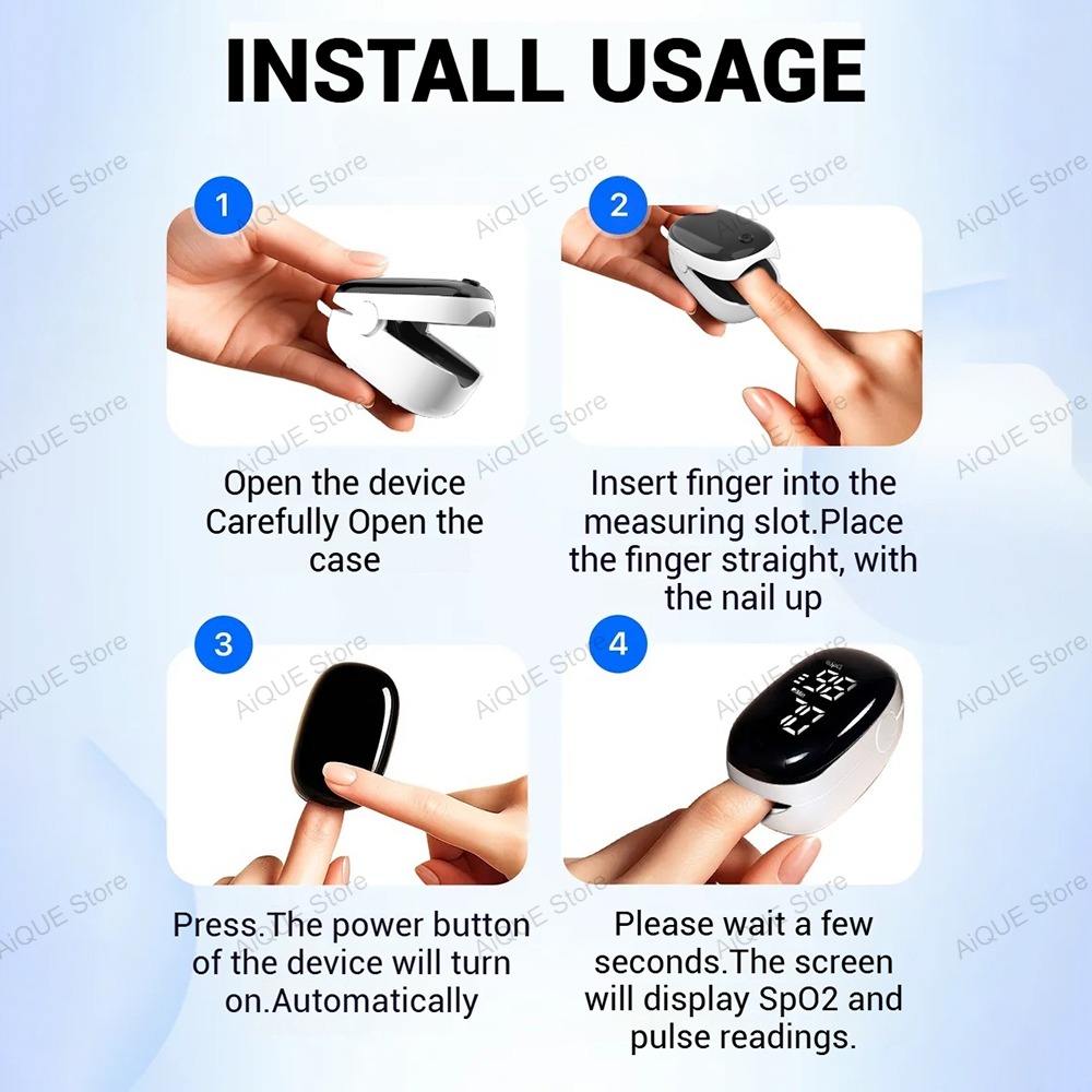 JUSTLANG مقياس التأكسج النبضي  - مراجعة Oxygen Saturation Monitor Fingertip وسعره