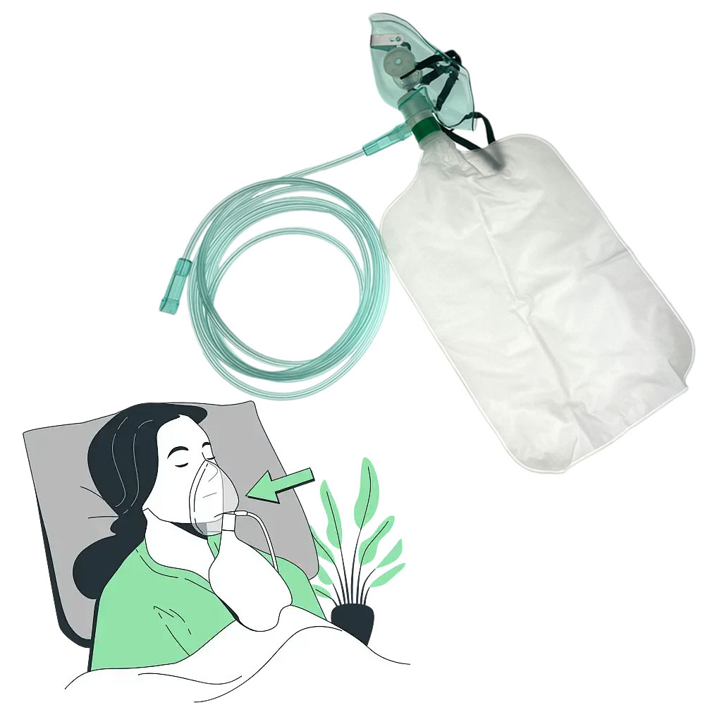 5-20 قطعة من أقنعة الأكسجين لل - مراجعة Oxygen Mask Reservoir Bag Adult وسعره