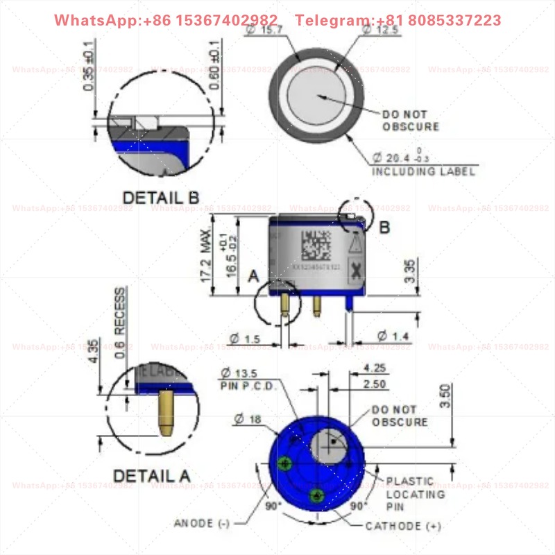 مستشعر الأكسجين 4OXV AAY80-390 - مراجعة Oxygen Sensor Cell Replacement وسعره