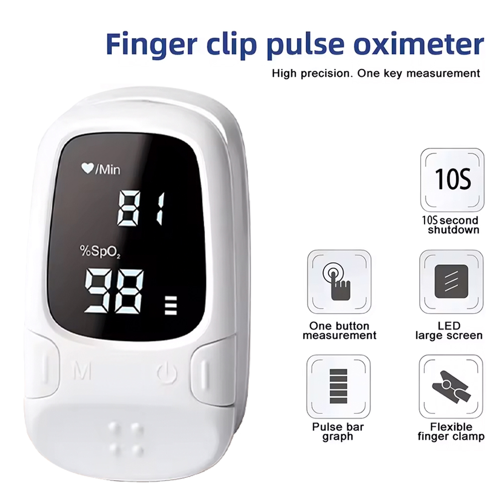 LED عرض مقياس التأكسج إصبع نبض - مراجعة Oxygen Saturation Monitor Fingertip وسعره