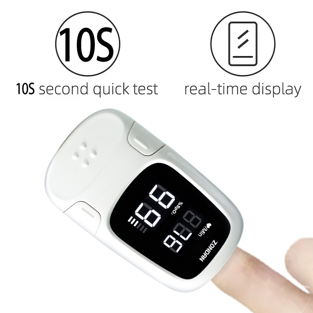 LED عرض مقياس التأكسج إصبع نبض - مراجعة Oxygen Saturation Monitor Fingertip وسعره