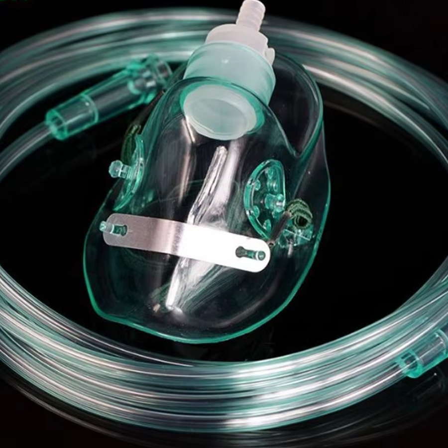 5-10 قطع من أقنعة الأكسجين عال - مراجعة Oxygen Mask Reservoir Bag Adult وسعره