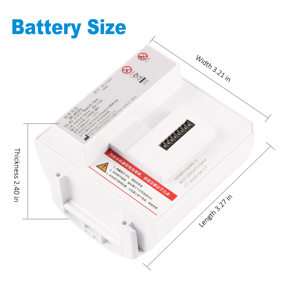 بطارية بديلة BA-P201 BA-P200 ل - مراجعة Portable Oxygen Concentrator Battery وسعره