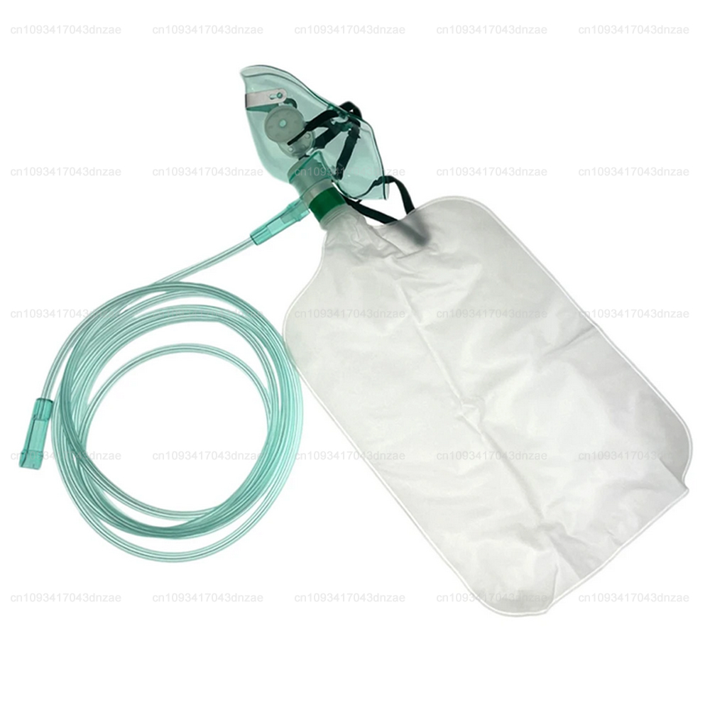 1-5 قطع/مجموعة قناع أكسجين للب - مراجعة Oxygen Mask Reservoir Bag Adult وسعره