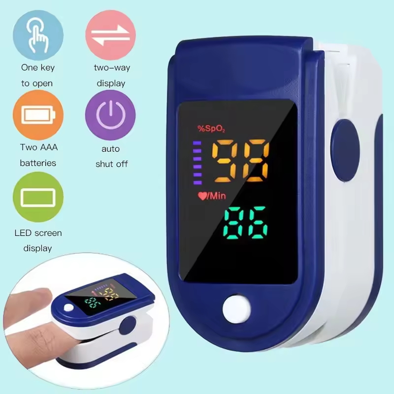مقياس التأكسج النبضي ببصمة الإ - مراجعة Oxygen Saturation Monitor Fingertip وسعره